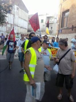 III marchas de la dignidad, Catalunya, Terrassa 