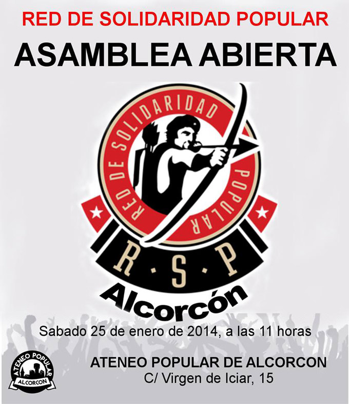Asamblea De La Rsp Alcorcón Red De Solidaridad Popular
