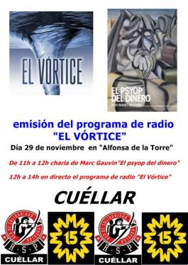 Charla sobre el paradigma del dinero y emisión en directo de El Vórtice Radio.
